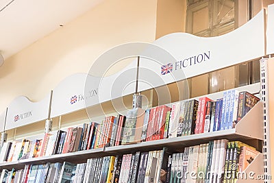 English books Editorial Stock Photo