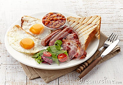 English breakfast Stock Photo