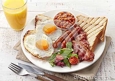 English breakfast Stock Photo