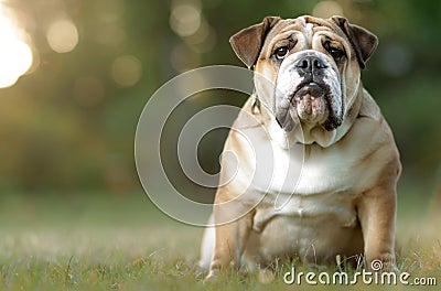 English Bulldog Stock Photo