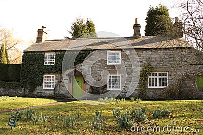 English Cottage Stock Photo