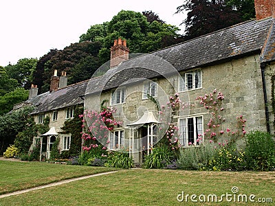 English Cottages Stock Photo