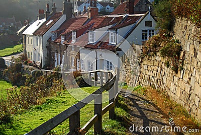 English Cottages Stock Photo