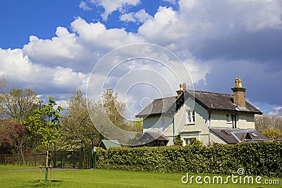 English country house, UK Editorial Stock Photo