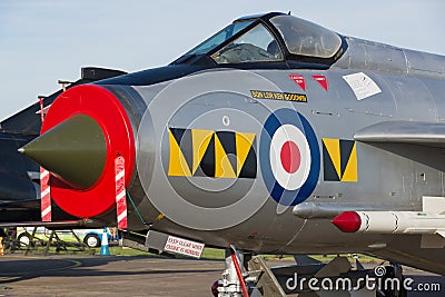 English Electric Lightning Editorial Stock Photo