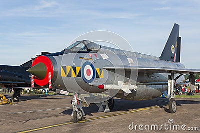 English Electric Lightning Editorial Stock Photo