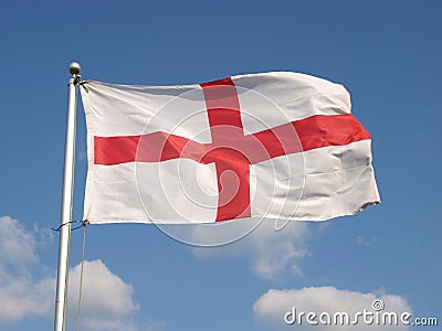 English Flag Stock Photo