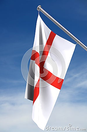 English Flag Stock Photo