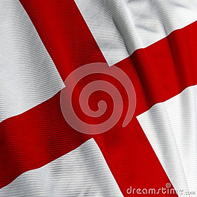 English Flag Closeup Stock Photo