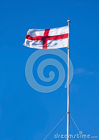 English flag of St George Stock Photo