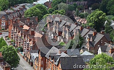 English Homes, Nottingham Stock Photo