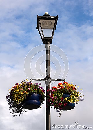 English lampost Stock Photo