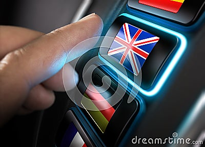 English Language Stock Photo