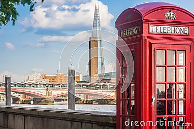 English phone booth Editorial Stock Photo