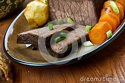 English Roast Beef Stock Photo