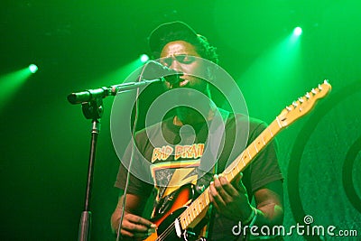 Bloc Party in concert at Terminal 5 in New York Editorial Stock Photo