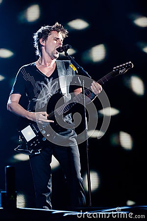 Muse in concert at Austin City Limits Editorial Stock Photo