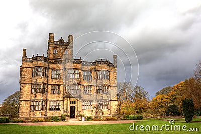 English Stately Home Stock Photo