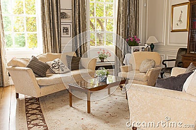 English tearoom or parlor Stock Photo