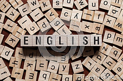 English word concept Stock Photo