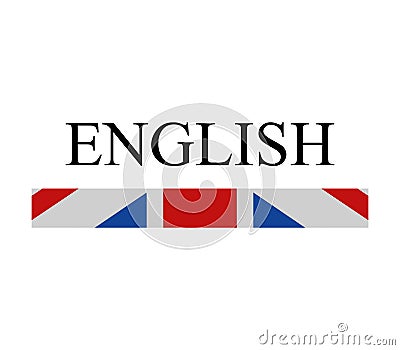 English word illustrated Stock Photo