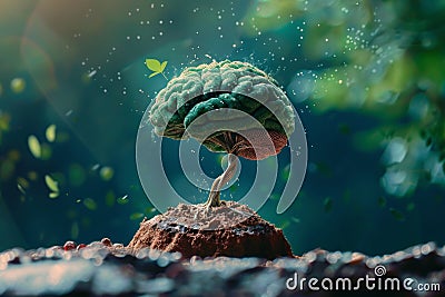Enhance cognitive skills with AI-powered brain training, boosting memory, focus, and problem-solving. Stock Photo