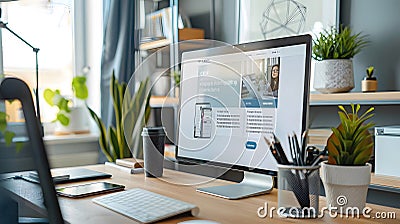 Enhance Productivity, Mastering Virtual Meeting Management for Seamless Online Collaboration and Efficient Workflow Stock Photo
