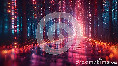 Enhancing Data Privacy and Hacker Protection Through D Cybersecurity Measures. Concept Data Stock Photo