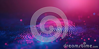 Enhancing Secure Login Authentication with AI-Powered Fingerprint Scanning Technology. Concept Stock Photo