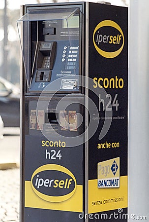 ENI Agip gas station Editorial Stock Photo