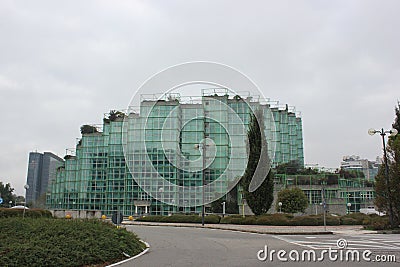 ENI office building in San Donato Milanese, Milan, Italy Editorial Stock Photo