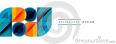 Enigmatic Circles - Captivating Vector Geometric Background, Unveiling the Mesmerizing Composition of Intriguing Circle Vector Illustration