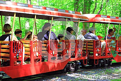 Recreation Miniature Train Editorial Stock Photo