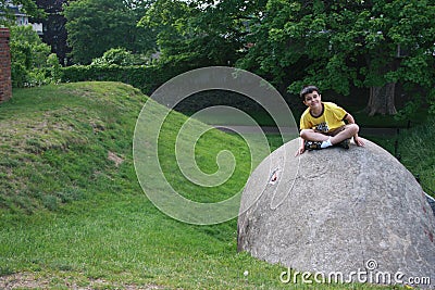 Enjoying the Park Stock Photo