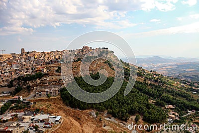 Enna, Sicily Stock Photo