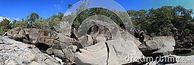 Australian landscape panorama Stock Photo