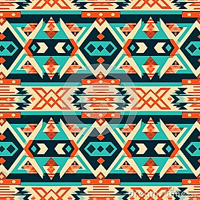 Enrich your designs with seamless aztec patterns Stock Photo