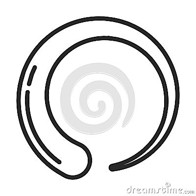 Enso, Buddhism symbol icon Stock Photo