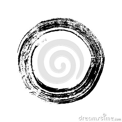 Eastern symbol enso circle Vector Illustration