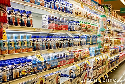 Ensure nutritional shakes Editorial Stock Photo