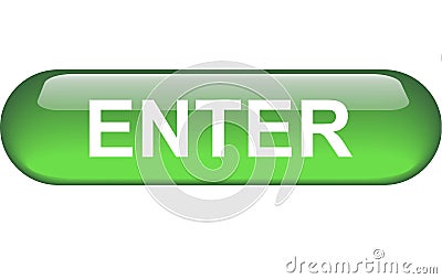 Enter Button Stock Photo