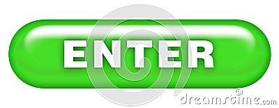 Enter Button. Illustration, data. Web design icon symbol Stock Photo