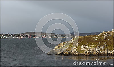 Port Stanley, Falkland Islands - Islas Malvinas Stock Photo