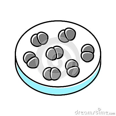 enterococcus infection color icon vector illustration Vector Illustration