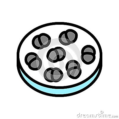 enterococcus infection color icon vector illustration Vector Illustration