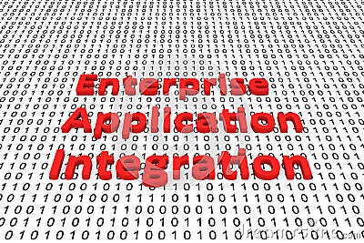 Enterprise application integration Cartoon Illustration