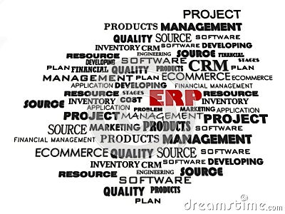 Enterprise Resource Planning Stock Photo