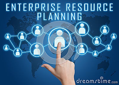 Enterprise Resource Planning Stock Photo