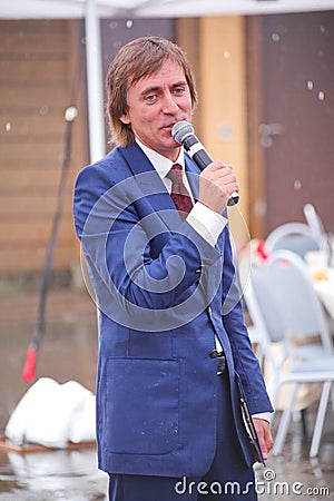 Entertainer, ready for anything - distinguished and popular actor Michael Smiley. Editorial Stock Photo