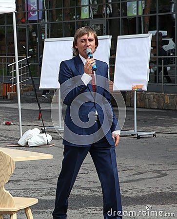 Entertainer, ready for anything - distinguished and popular actor Michael Smiley. Editorial Stock Photo